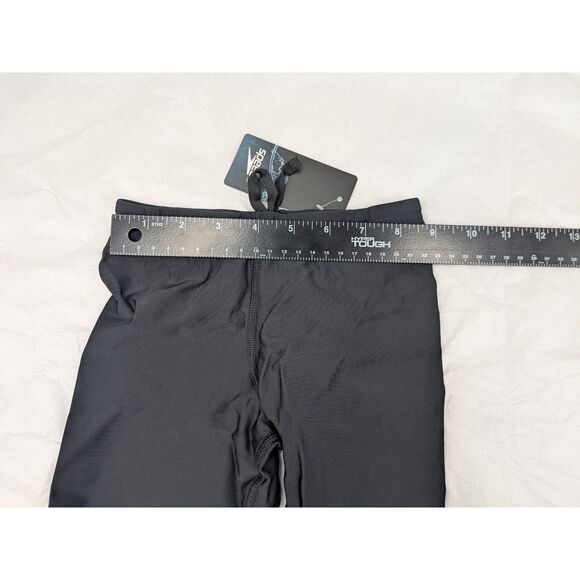 NWT Speedo Power Flex Eco Jammers Boys size 24 Black Competition Swimsuit - Picture 4 of 12